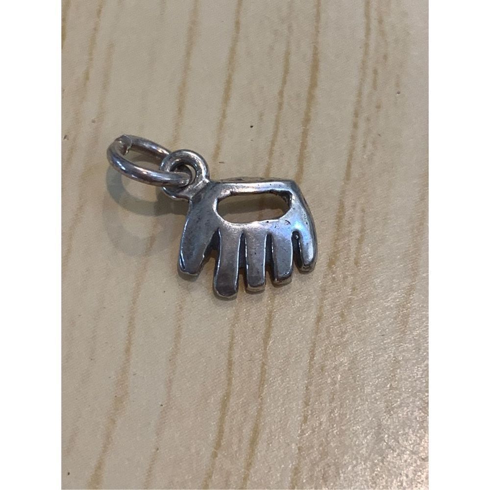 .925 Baseball Mitt Sterling Silver Jewelry Charm #sports #baseball